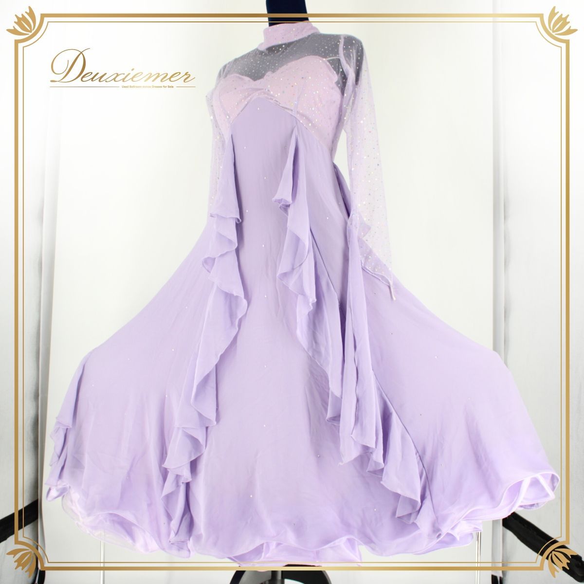 【美品 社交ダンス衣装】primaboutique プリマブティック ドレス 美品 社交ダンス衣装】ワンピース ドレス prima boutique プリマ