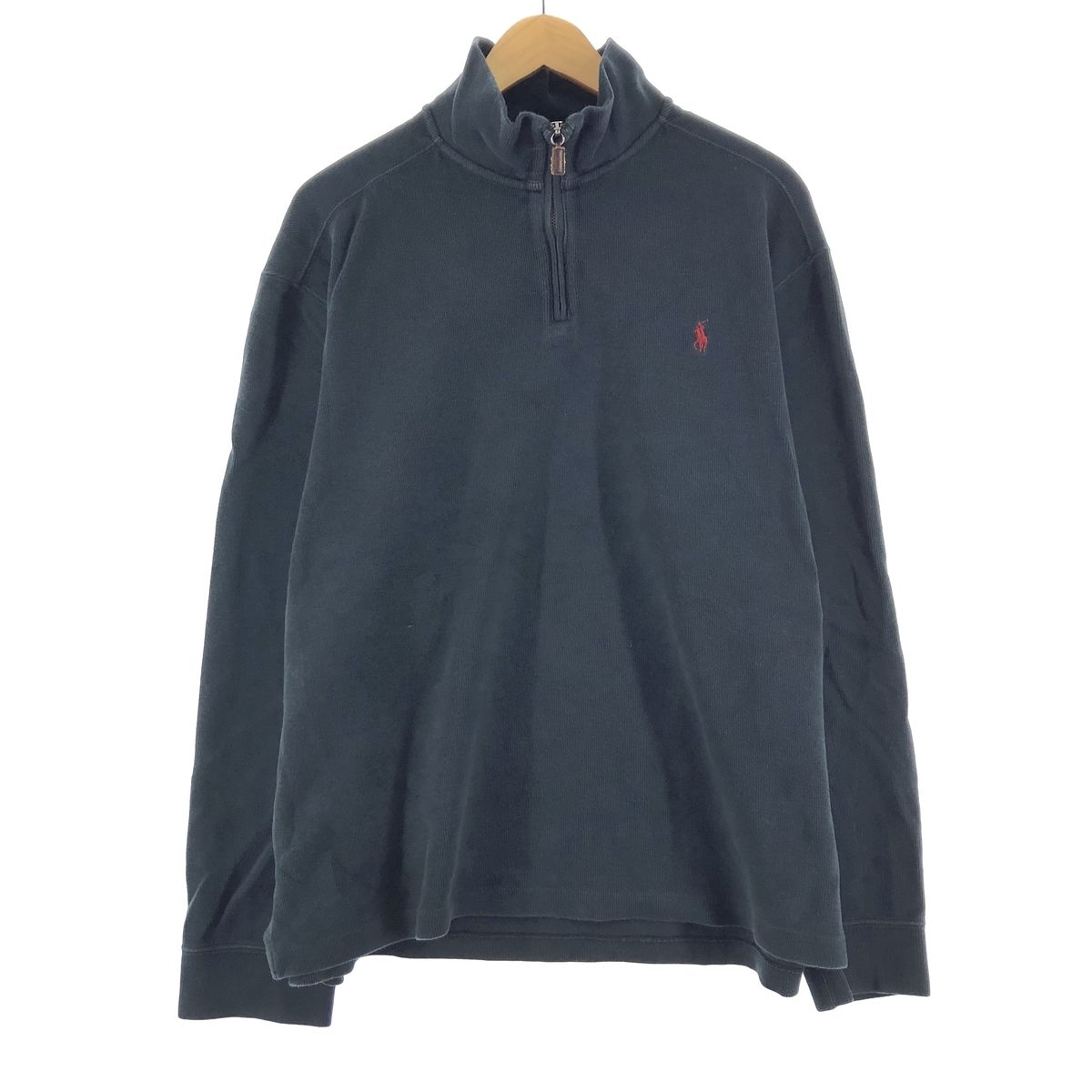 古着 ラルフローレン Ralph Lauren POLO by Ralph Lauren ハーフジップスウェットシャツ トレーナー メンズXL/eaa374384