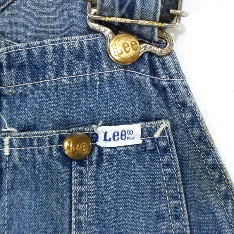 Lee  オーバーオール　70s  ヴィンテージ 70s USA製 vintage Lee デニム オーバーオール メンズ Mサイズ