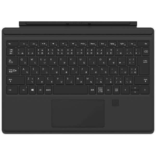 Microsoft｜マイクロソフト 純正 Surface Pro用 タイプカバー 指紋認証センサー付き ブラック GK3-00019