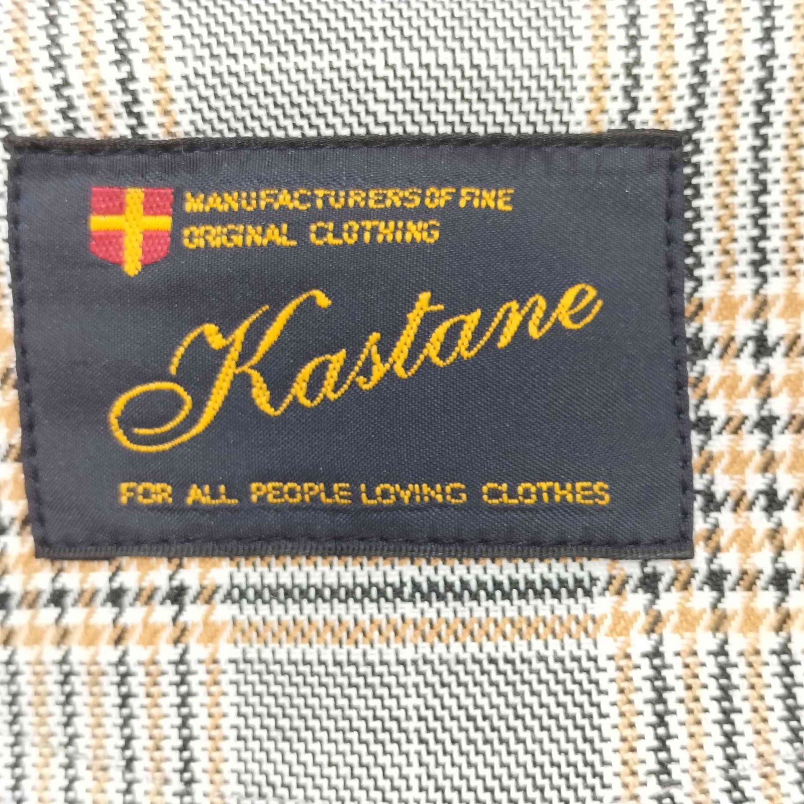 カスタネ Kastane チェック柄 ロングコート レディース FREE