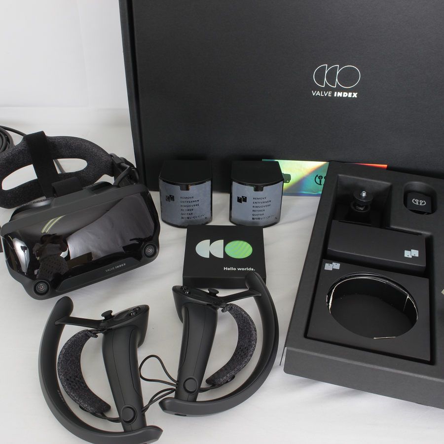 美品】VALVE INDEX VRキット V003683-10 フルセット ヘッドマウントディスプレイ バルブ インデックス 本体 - メルカリ