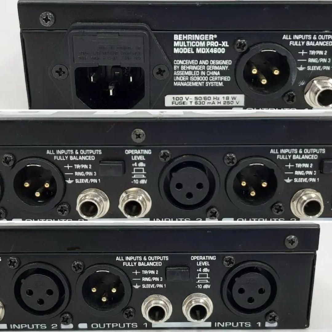 BEHRINGER MDX4600 ベリンガー コンプレッサー 現状品 【公式通販】