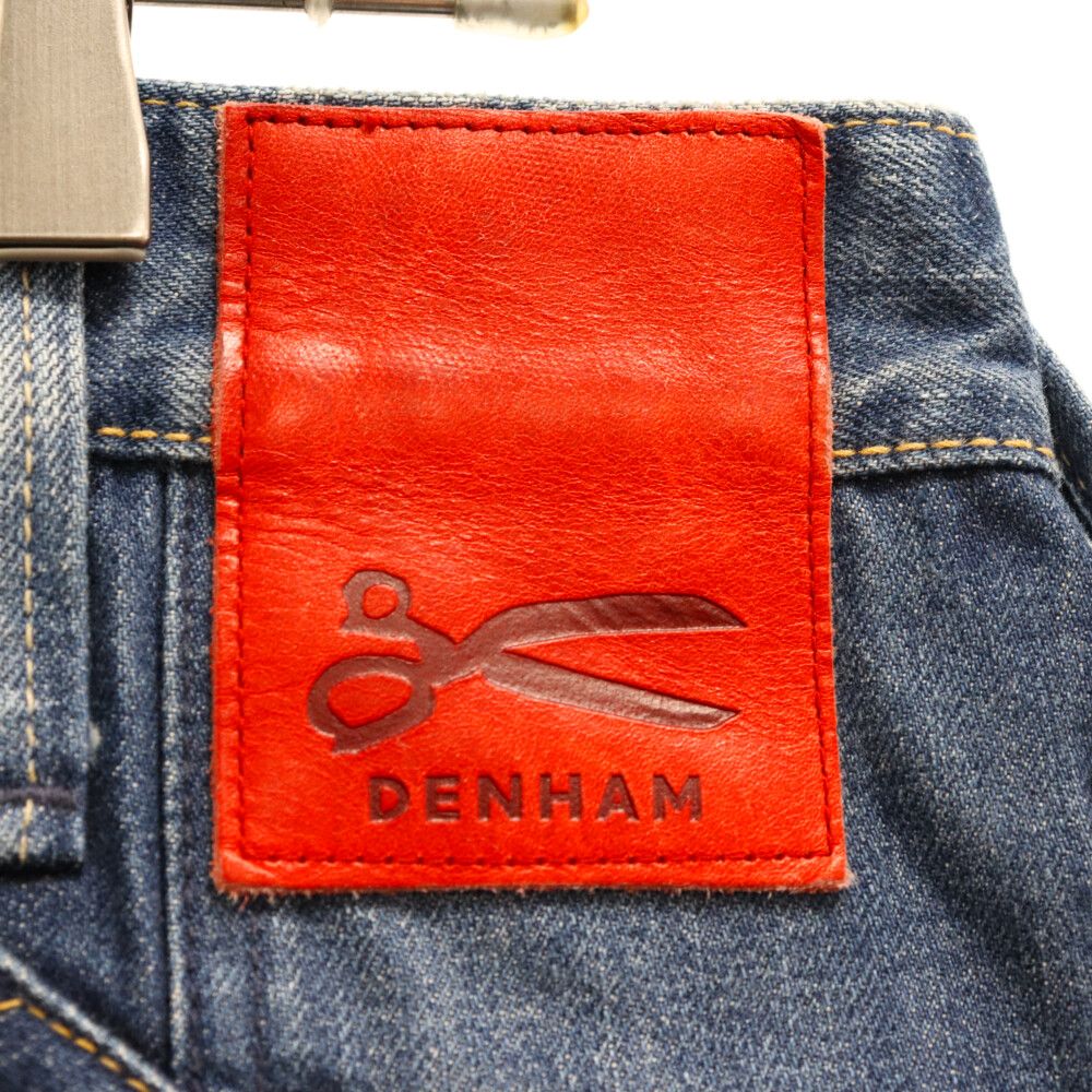 DENHAM (デンハム) CROSSBACK MIJSHIMOJ 01-22-04-11-007 ウォッシュ加工 380本限定  ストレートデニムパンツ インディゴ - メルカリ