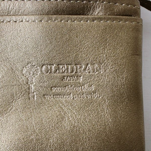 CLEDRAN クレドラン ECRA 2WAY ポシェット/カーキ お財布ショルダーバッグ ポシェット ウォレット【2400013094986】