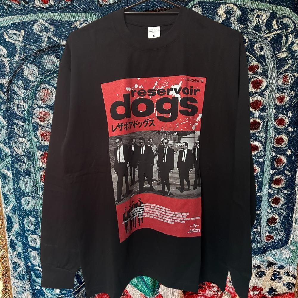 レザボアドッグス ビンテージ加工 長袖Tシャツ タランティーノ ロンT XL レザボアドッグス ビンテージ加工 長袖Tシャツ タランティーノ