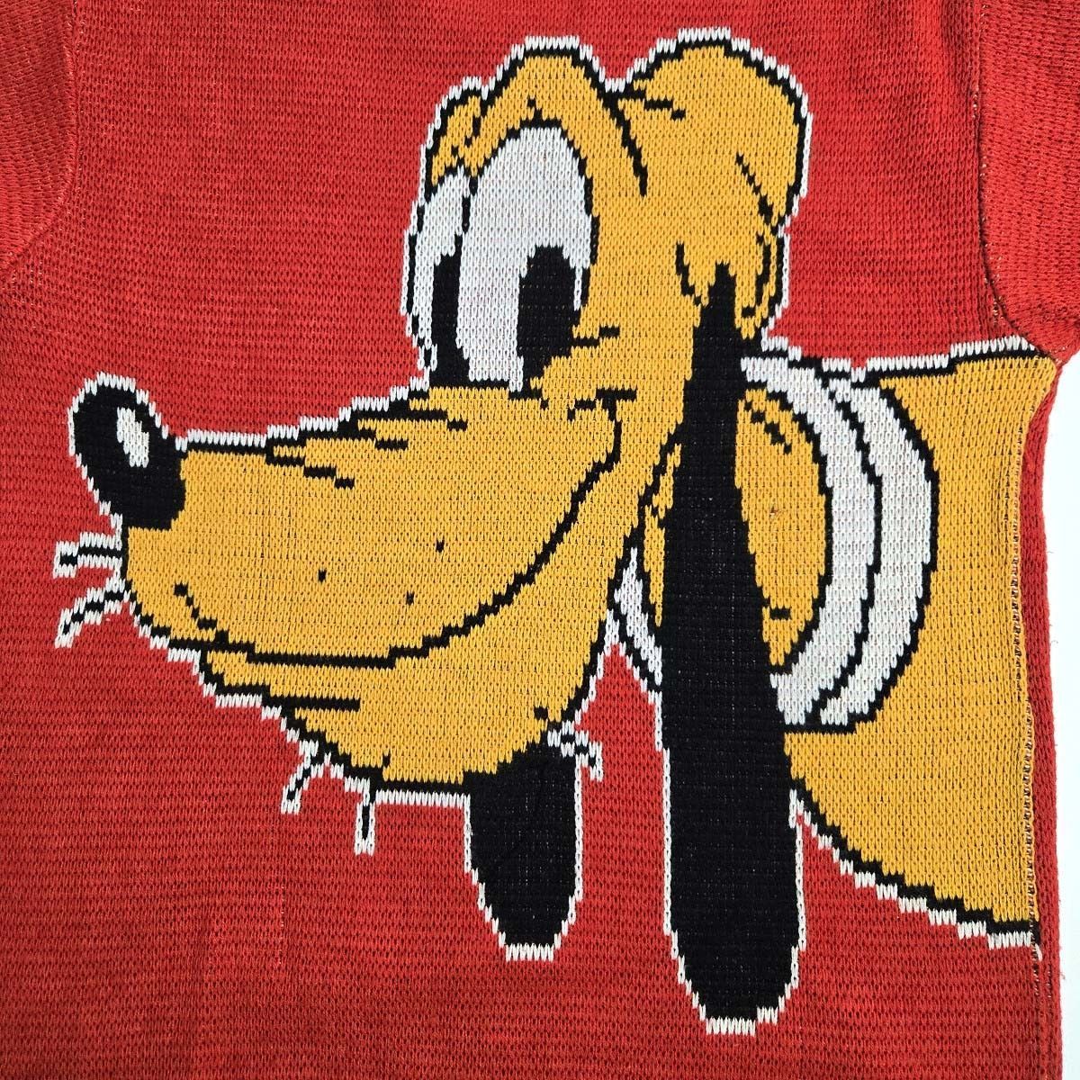 Disney (ディズニー) 90s Cox Combo ミッキーマウス ニット セーター 