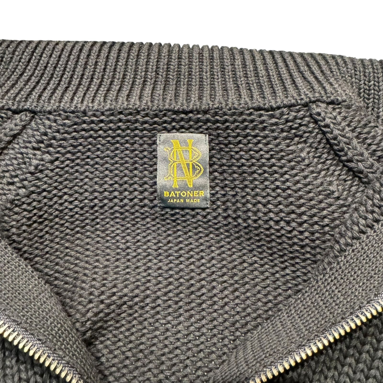 BATONER (バトナー) L'ECHOPPE別注Half Zip Sailor Knit BN-24SM-088