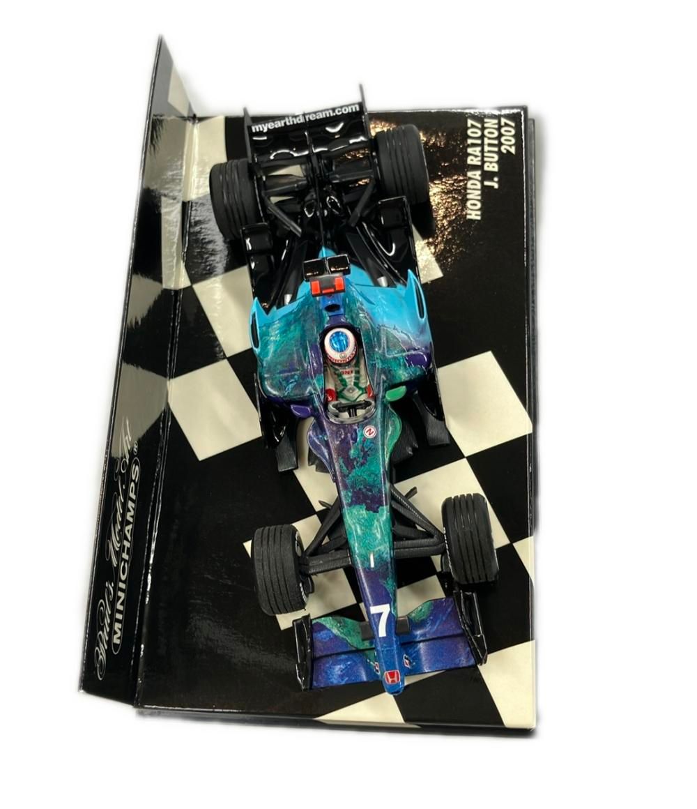 美品 ミニカー HONDA RA107 ジェンソン・バトン 2007 MINICHAMPS