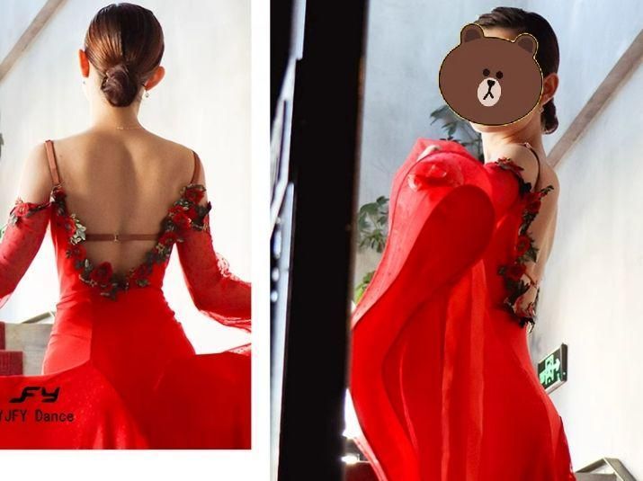 モダンダンス 花柄