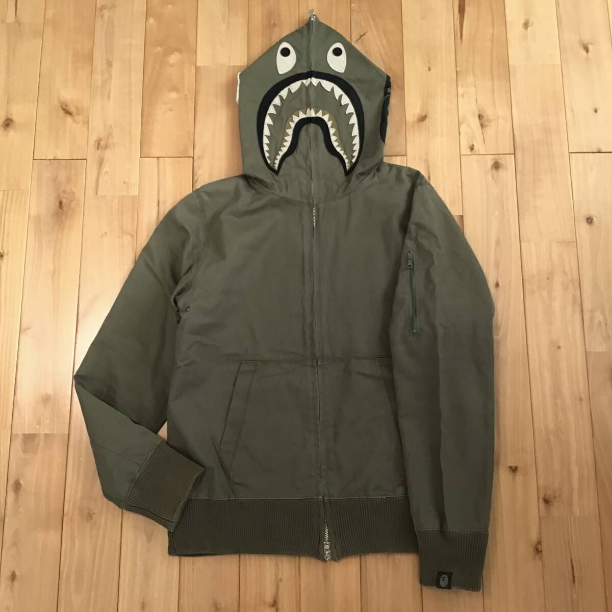 人気の贈り物が大集合 パーカー シャーク ヘリンボーン 2012年 Mサイズ zip full shark トップス