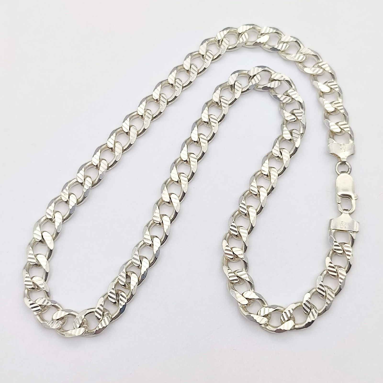 美品】MILOR ミロル ラージチェーンネックレス 喜平 50㎝ シルバー925 