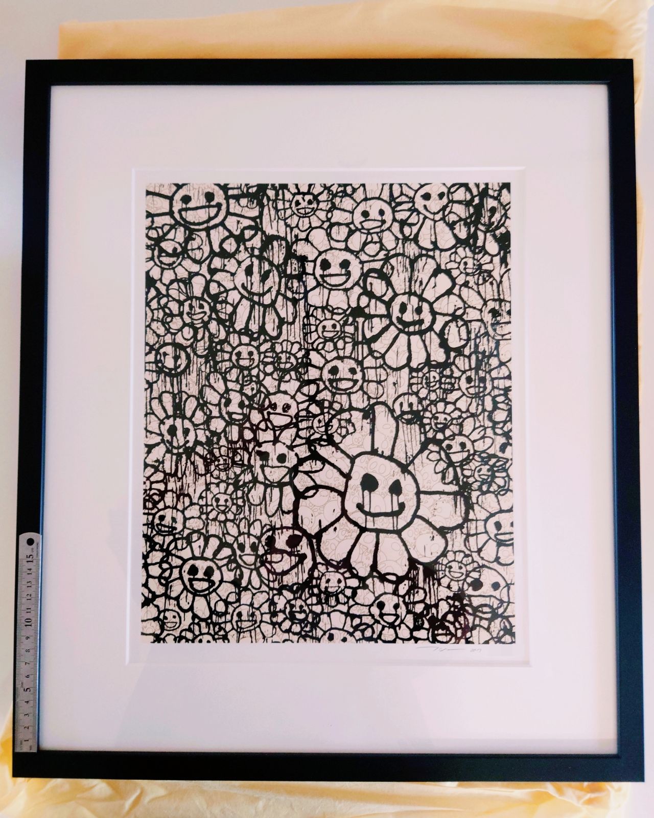 村上隆×MADSAKI FLOUR 絵画 シルクスクリーン 黄袋入り