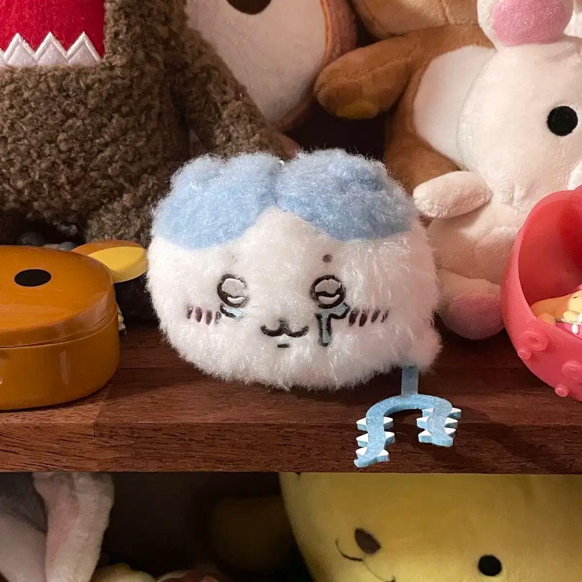 ハチワレ ふわふわ マスコット 人形