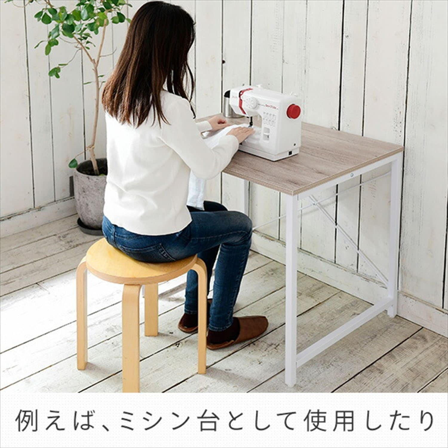 新着商品】ナチュラル(木目調) 組立品 勉強机 パソコンデスク MCP