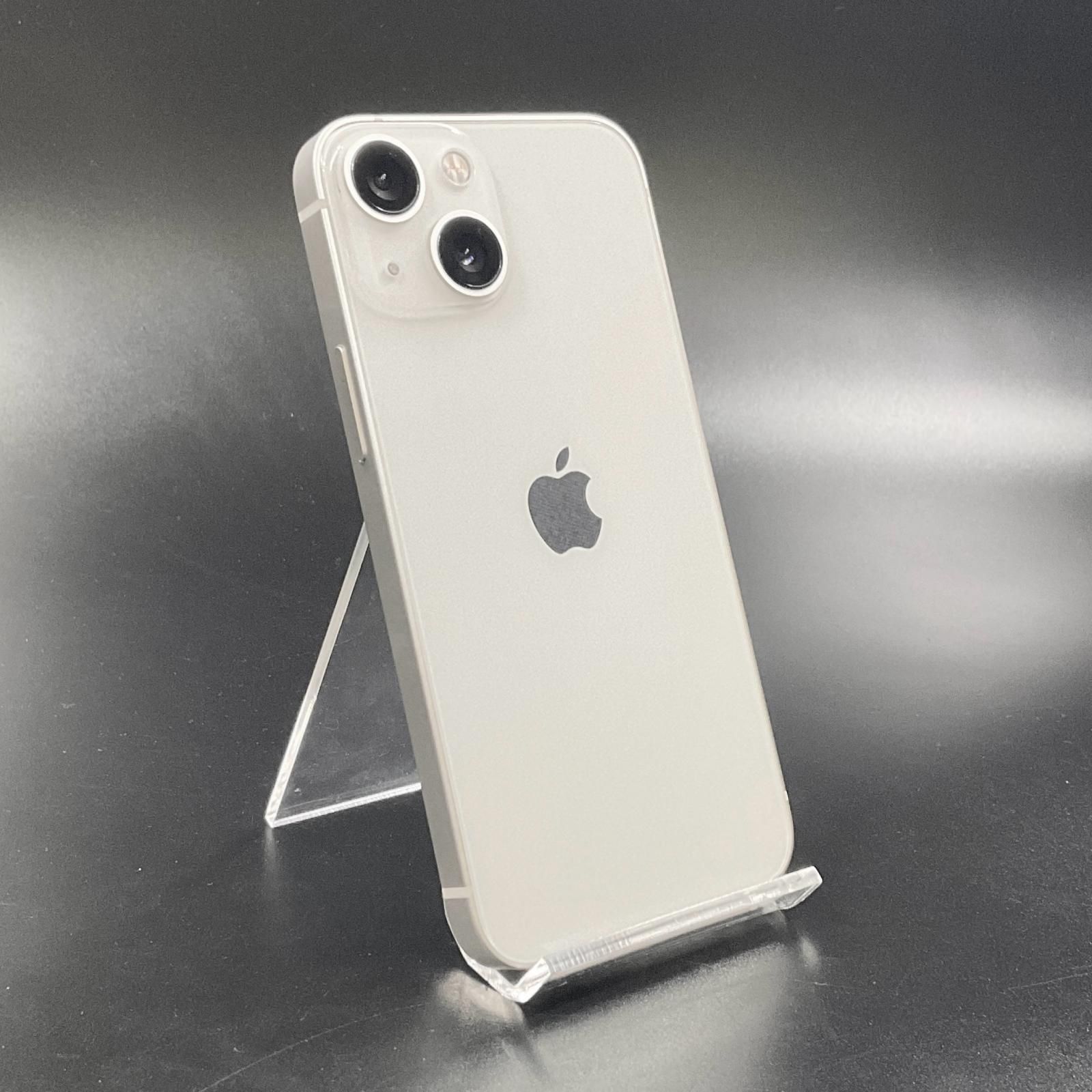 【全額返金保証】【最速発送】Apple iPhone 13 mini 128GB スターライト Softbank 100% 超美品 動作確認済