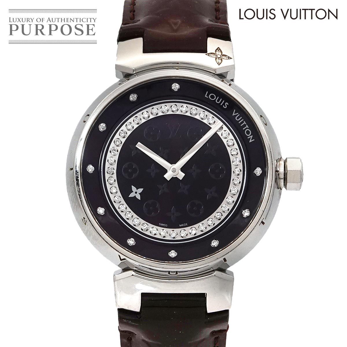 ルイ ヴィトン LOUIS VUITTON タンブール ディスク アマラント  