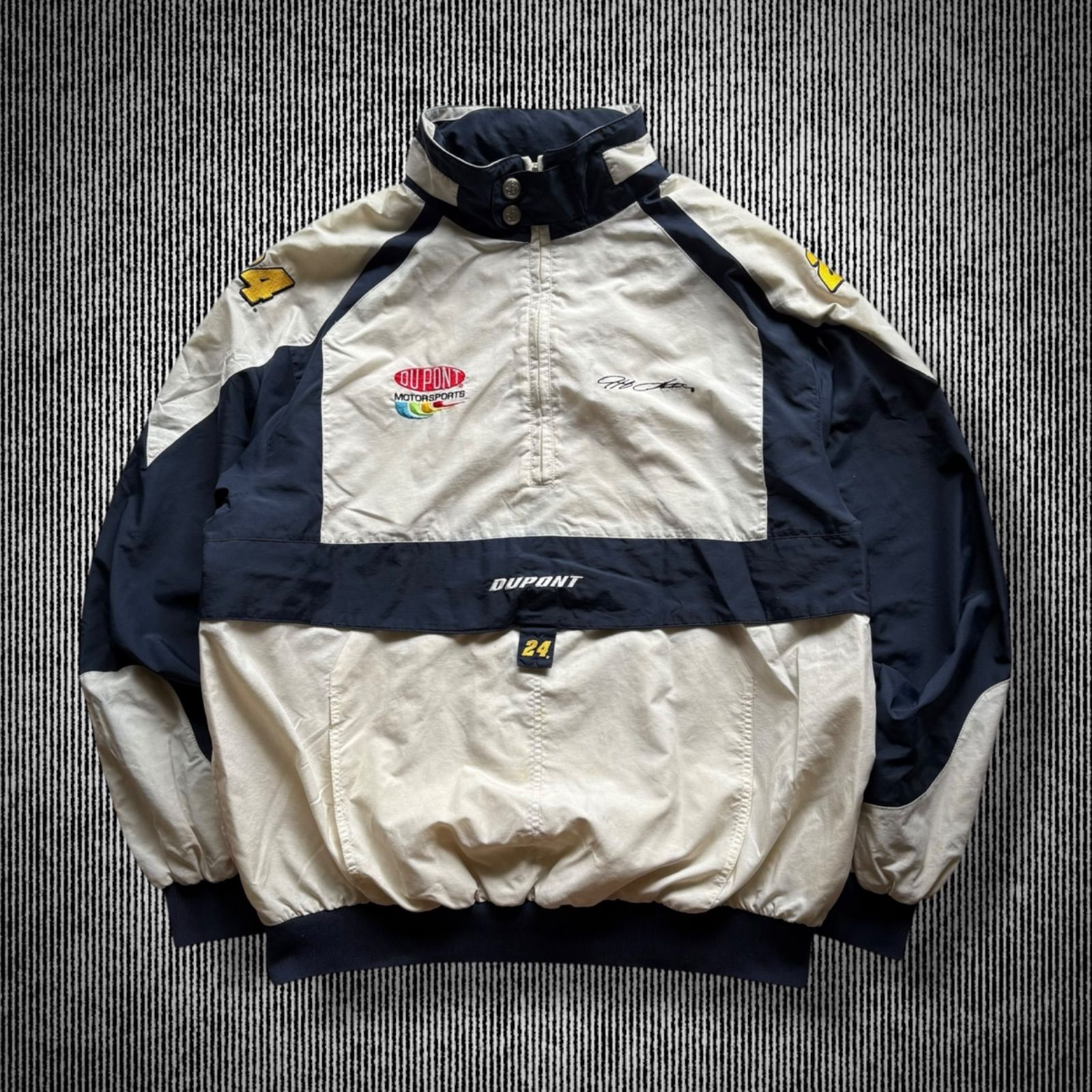00s CHASE AUTHENTICS “Jeff Gordon” Half Zip Nylon Racing Jacket 