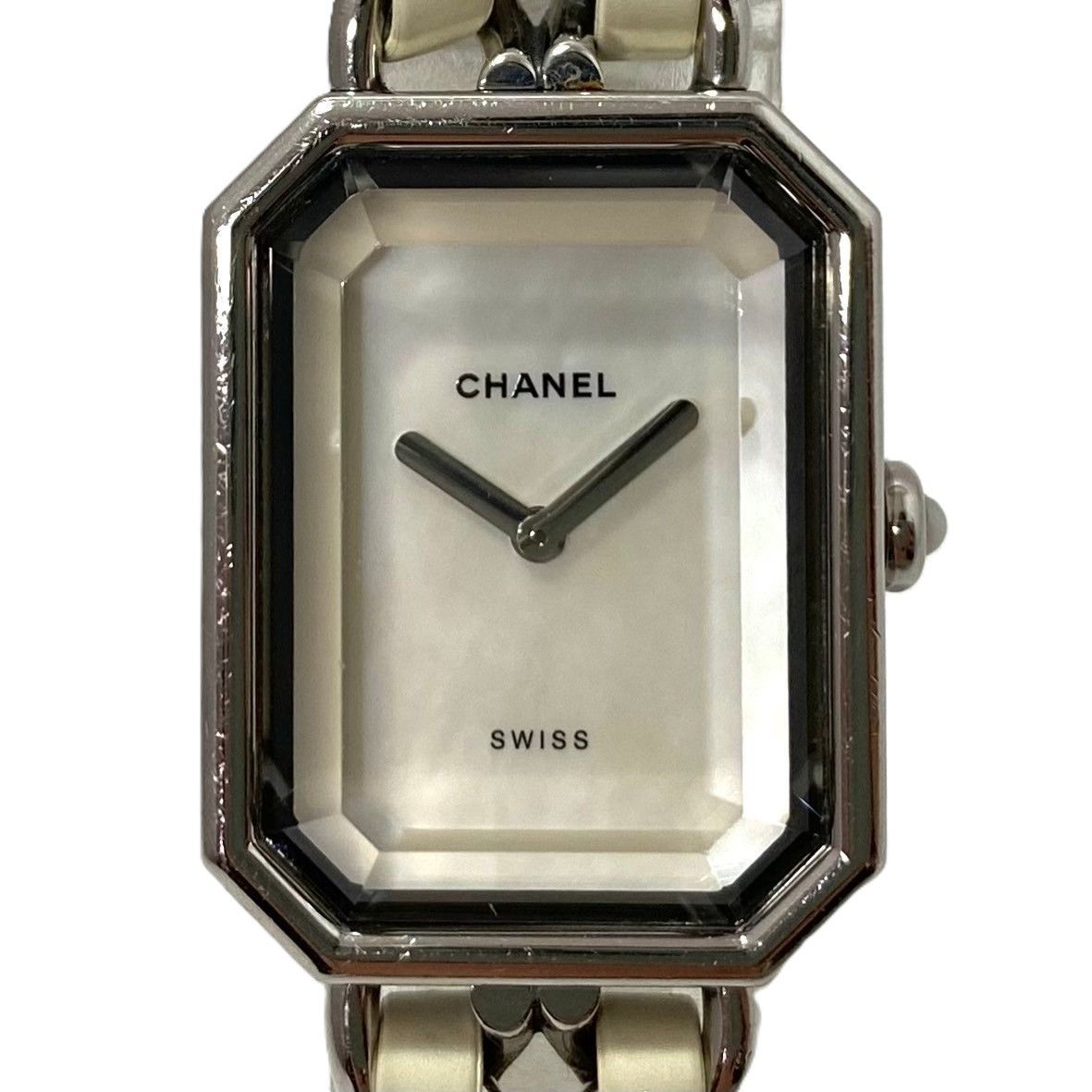 SJ【CHANEL】H1639 プルミエール M QUARTZ/クォーツ シェル文字