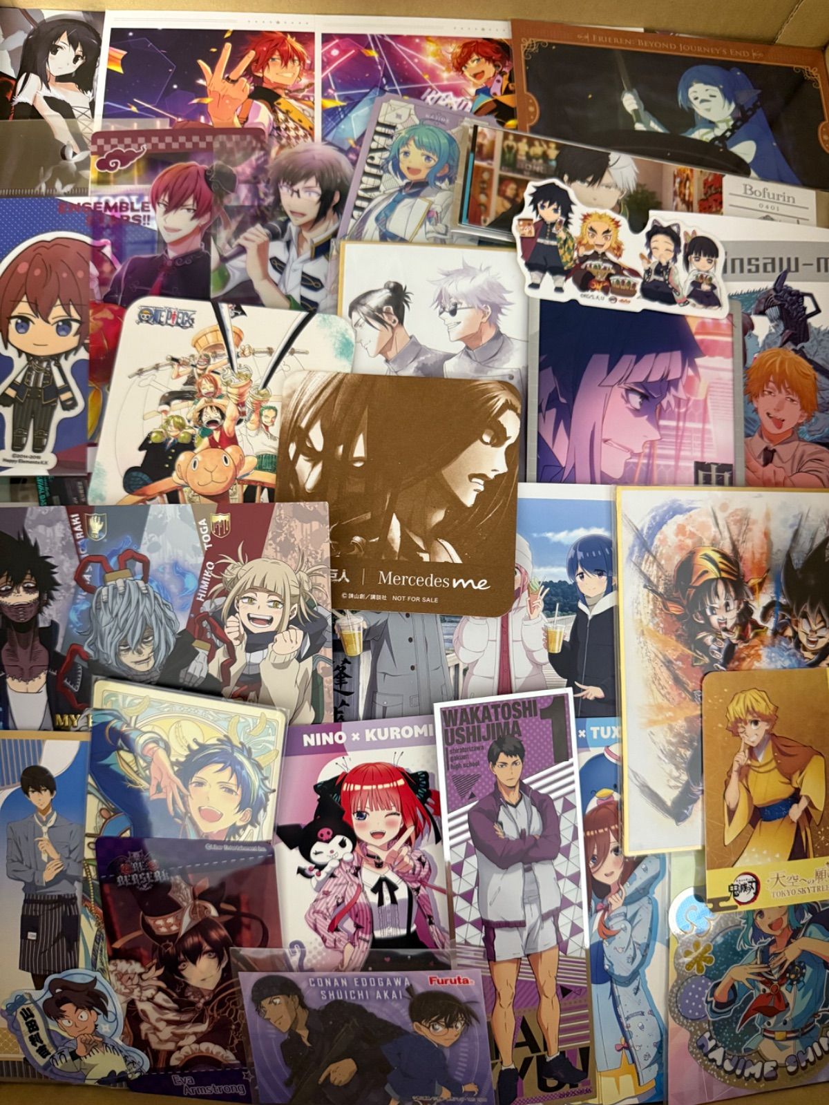 紙類 アニメ ゲーム まとめ売り 大量 色紙 コースター ポストカード