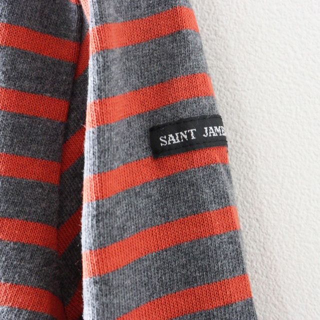 【美品】SAINT JAMES ボーダーカットソー バスクシャツ フランス製 フランス製 SAINT JAMES ボーダー Tシャツ バスクシャツ M