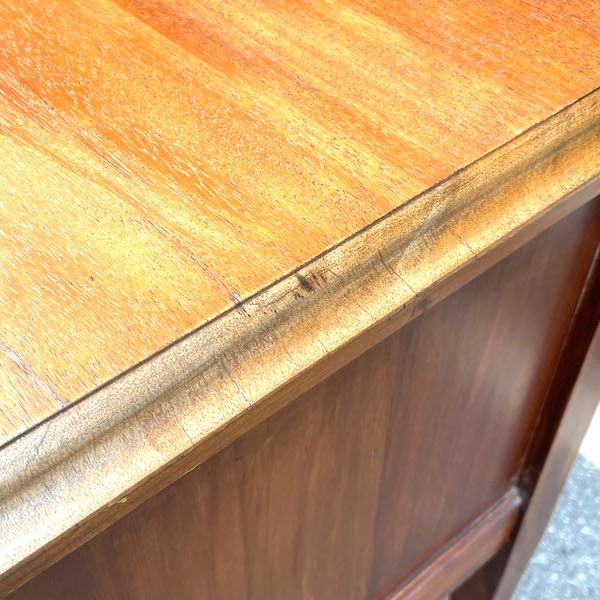 関西限定 ガラストップサイドボード イギリスビンテージ キャスター