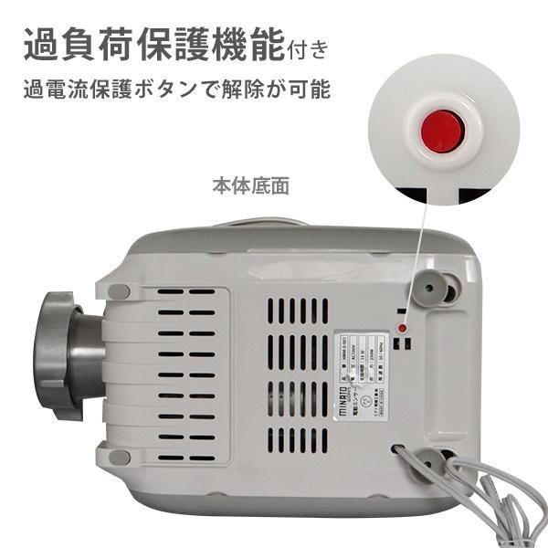 公式】ミナトワークス 電動ミンサー HMM-5 (2種カットプレート付き