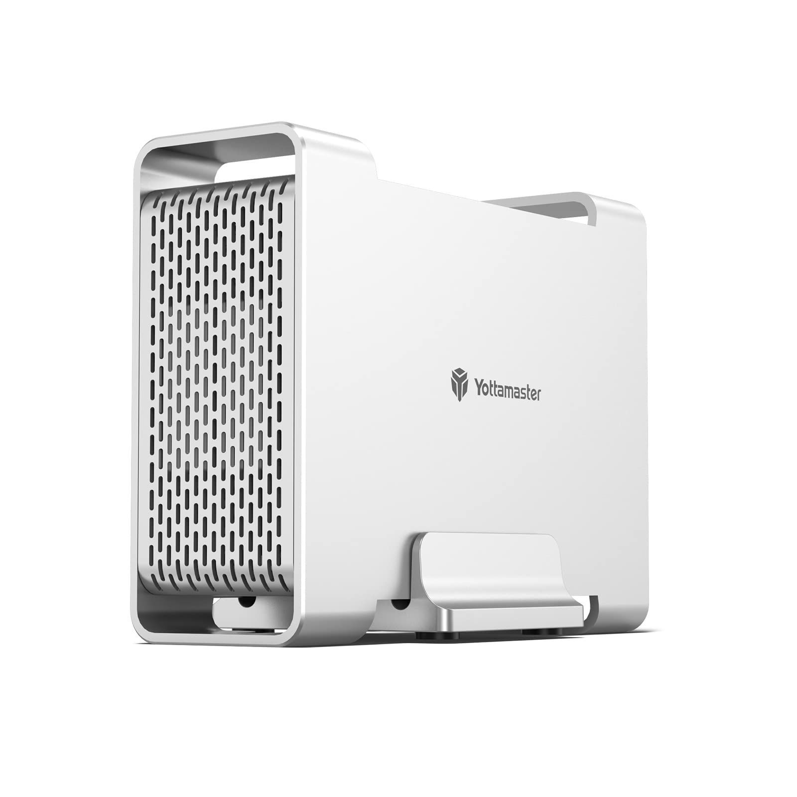RAID機能 Yottamaster HDD|SSDケース 2.5インチ 2台搭載 RAIDケース USB3.1 Gen2 10Gbps Type C接続 RAID0|RAID1|SPAN対応 2BAY 外付けハードディスクケース アルミ製 高