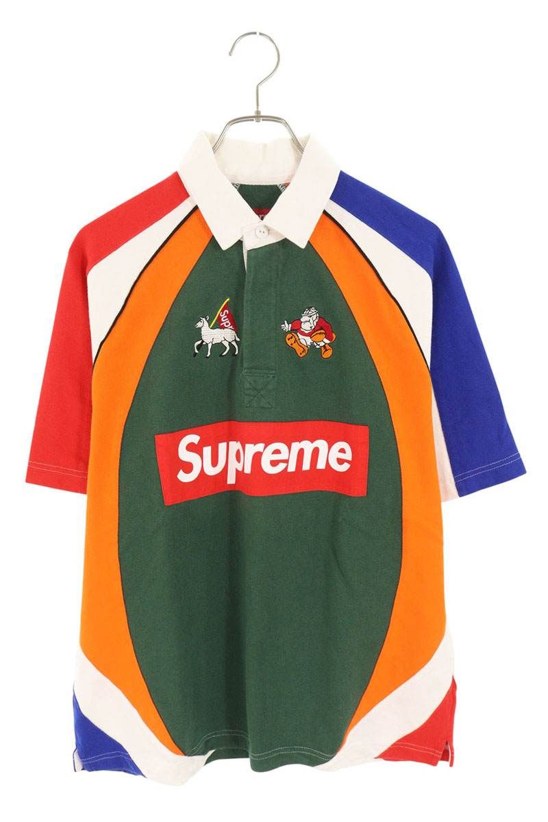 努力 シュプリーム 24SS S S Rugby ラガー半袖ポロシャツ メンズ S