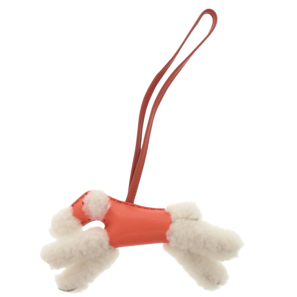 新品同様 エルメス バディ ムートン アニューミロ ローズテキサス  