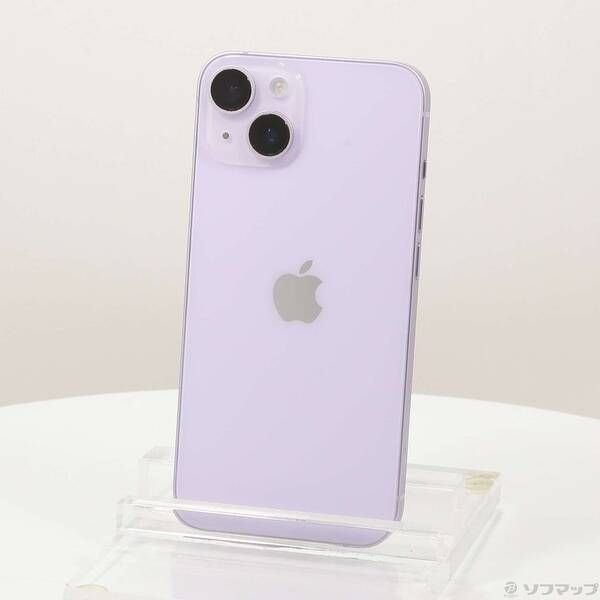 中古品〕 iPhone14 128GB パープル MPUY3J／A SIMフリー【262】 128GB