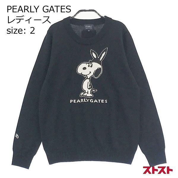 PEARLY GATES パーリーゲイツ ×スヌーピー 長袖ニット セーター 2 