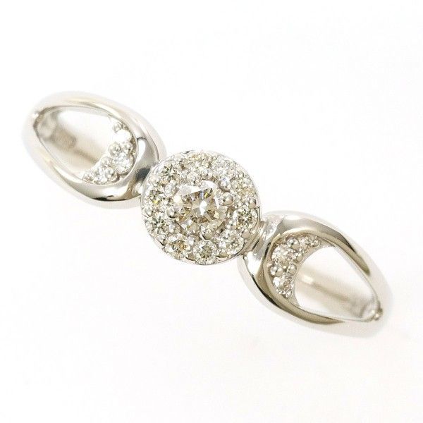 PT900 リング ring 指輪 13号 ダイヤ 0.14 総重量約2.6g