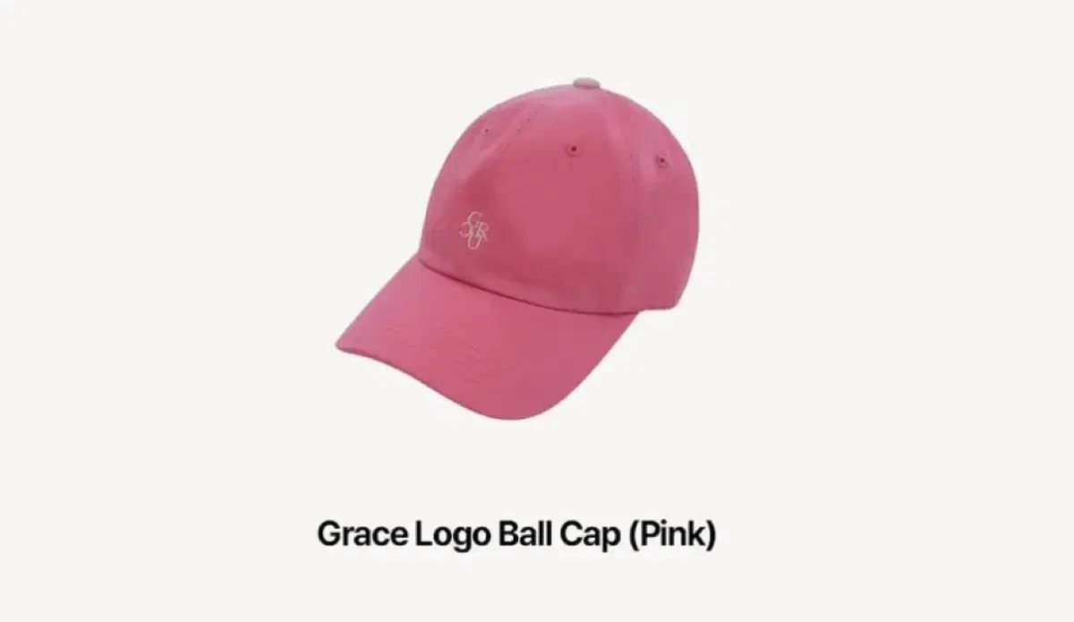 未着用 グレイス ユー ボールキャップ ピンク ホットピンク