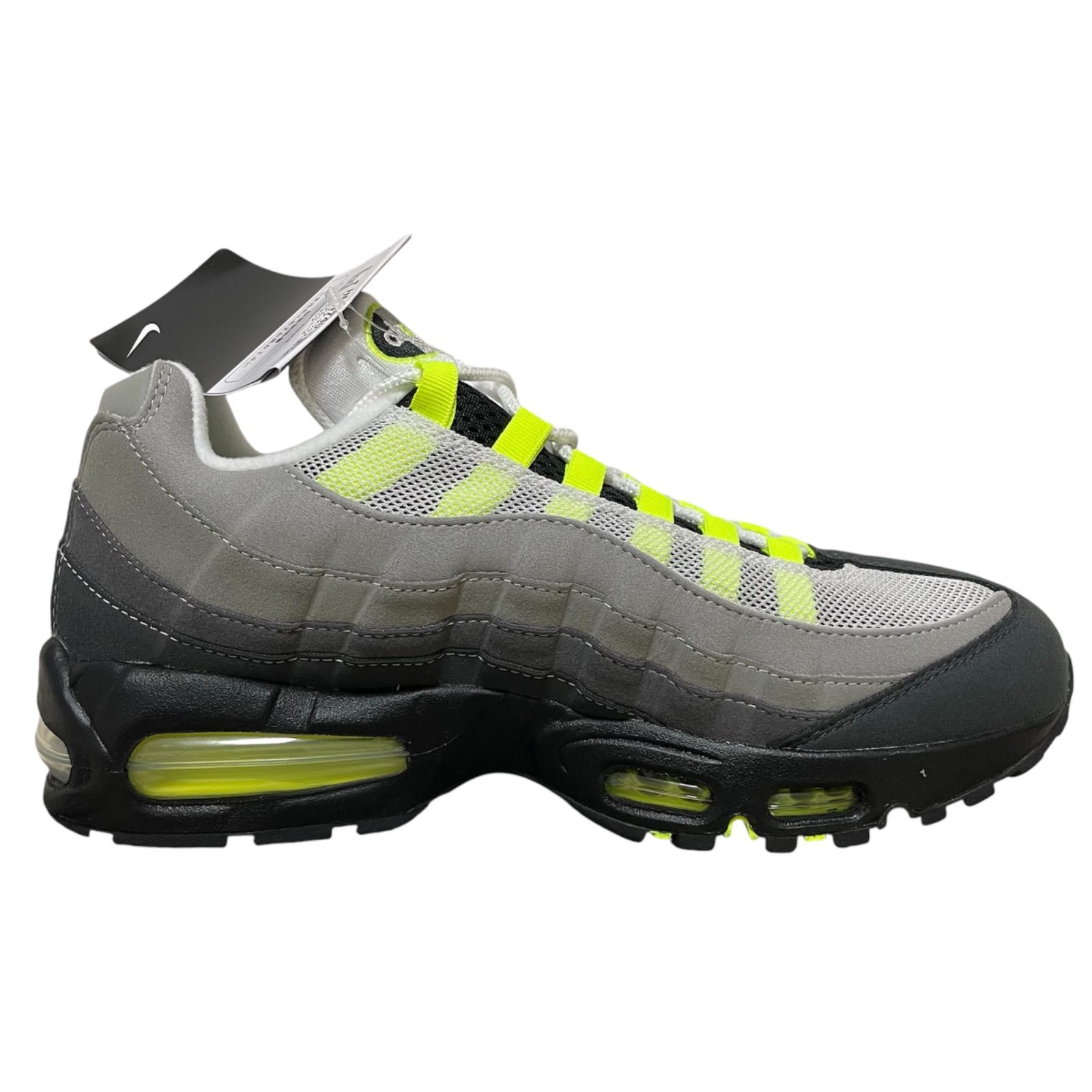 定価24,200円 黒タグ付 NIKE AIR MAX 95 OG Big Bubble Neon Yellow 