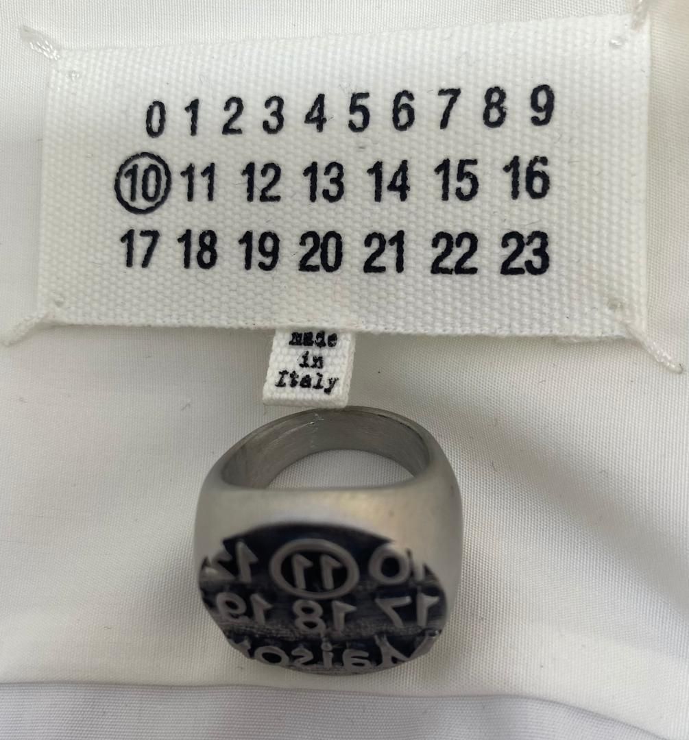 Maison Margiela Signet Ring マルジェラ カレンダータグ シグネット 
