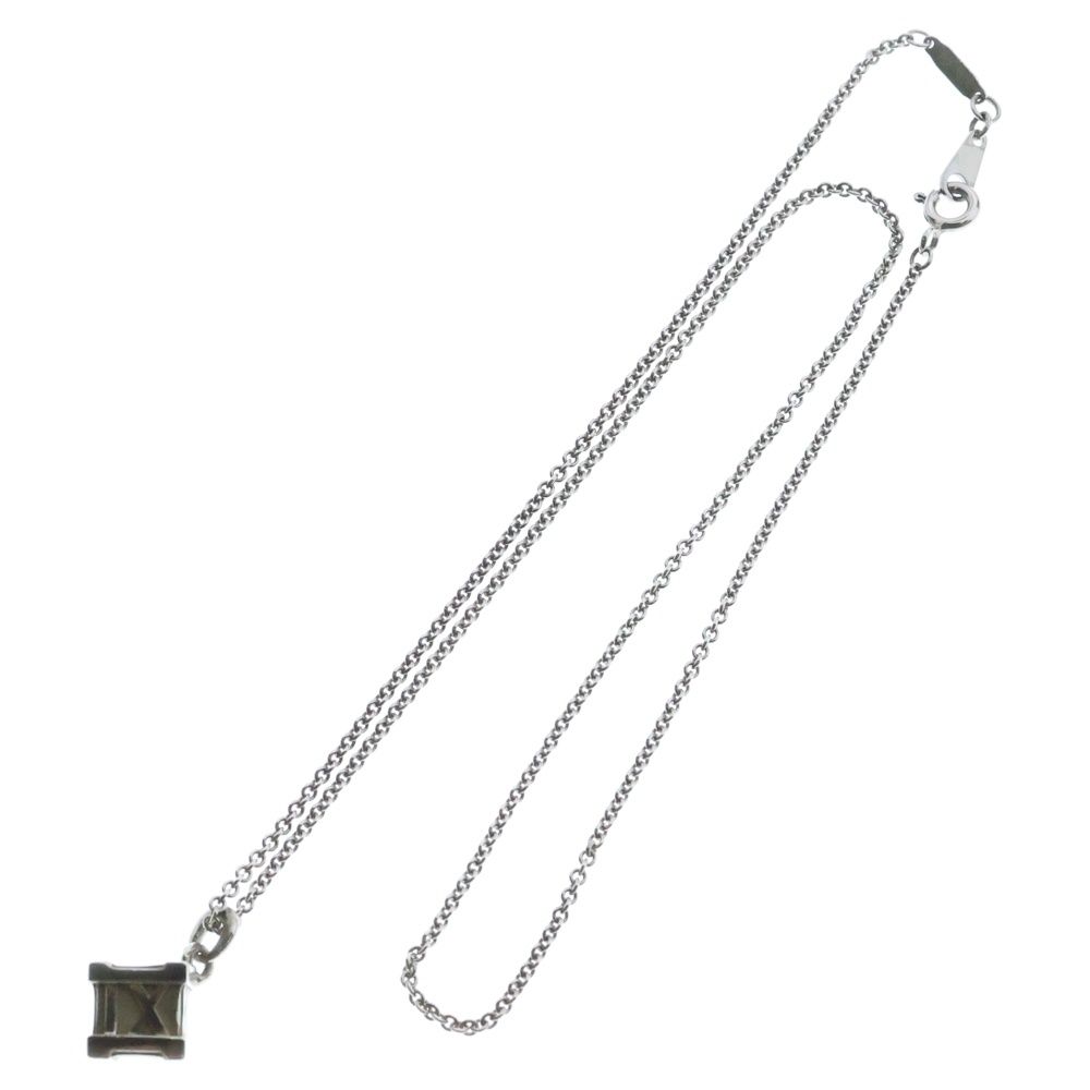 Tiffany&Co. ティファニー アトラス キューブ ネックレス シルバー TIFFANY&Co. ティファニー アトラス キューブ ネックレス