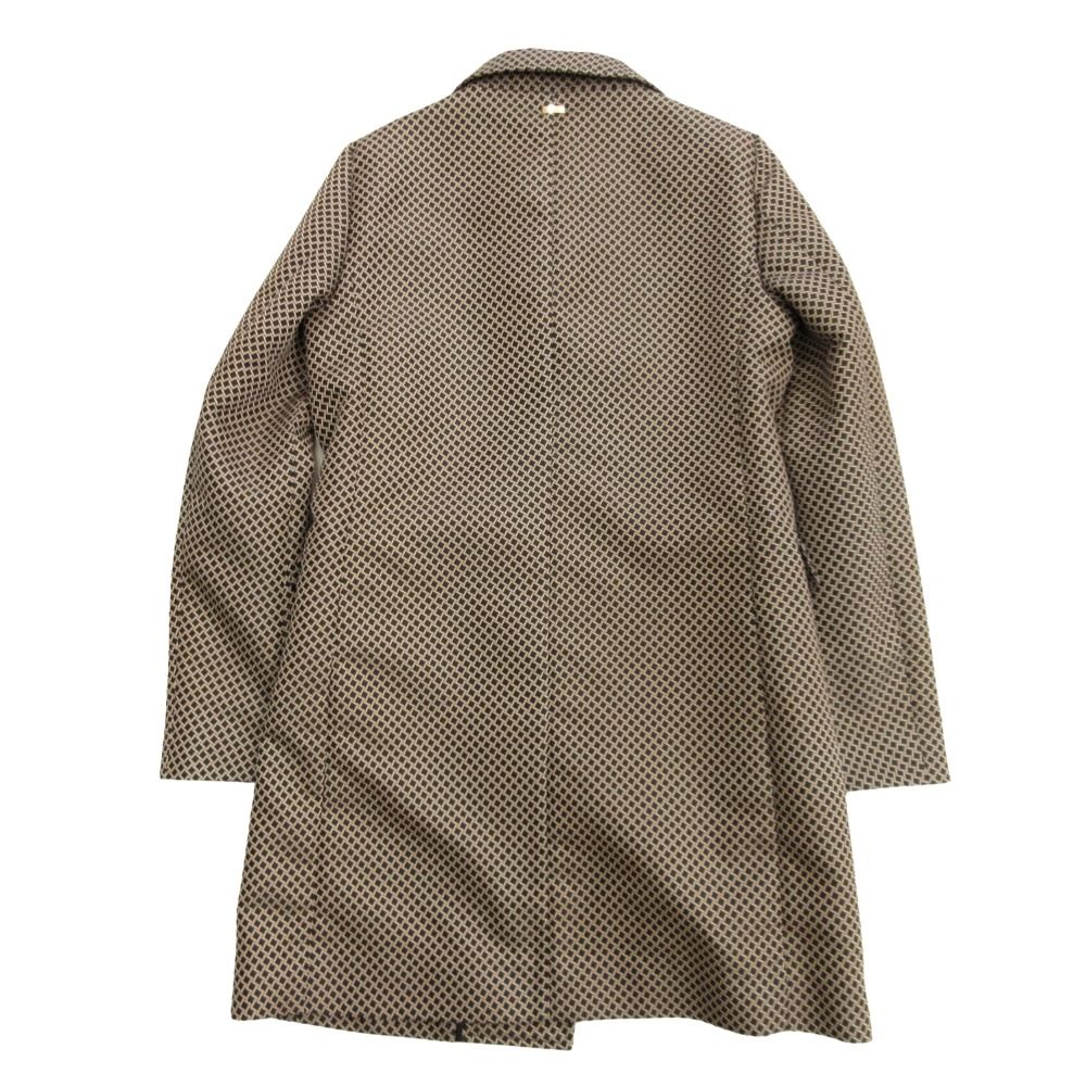 HERNO ヘルノ チェスター コート ジャケット ブルゾン 総柄 ロゴ