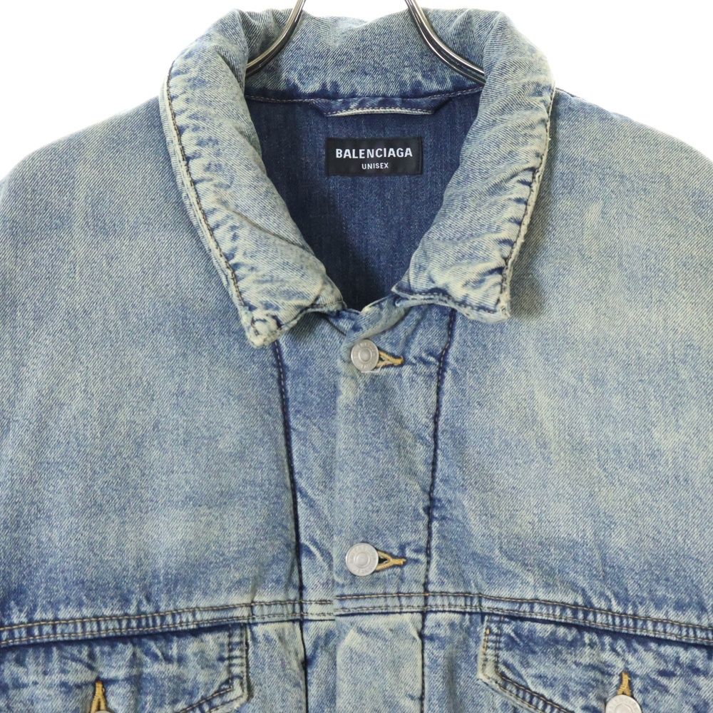 専用【#バレンシアガ】未使用 デニムジャケット オーバーサイズ BALENCIAGA】オーバーサイズ デニムジャケット (BALENCIAGA