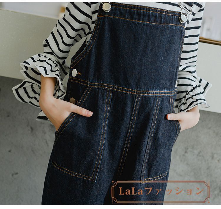  サロペット オーバーオール 子供 デニム 子供服 キッズ 女の子 女児 デニムサロペット デニムオーバーオール ジーンズ 130 cm 140 150 160 165 ronghe 01 オーバーオール キッズ服(100cm~)