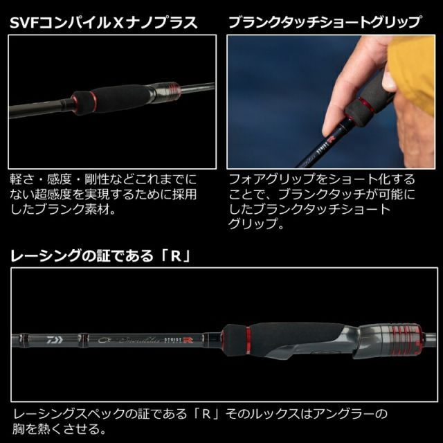 ダイワ エメラルダス ストイスト RT 79MLM / エギング