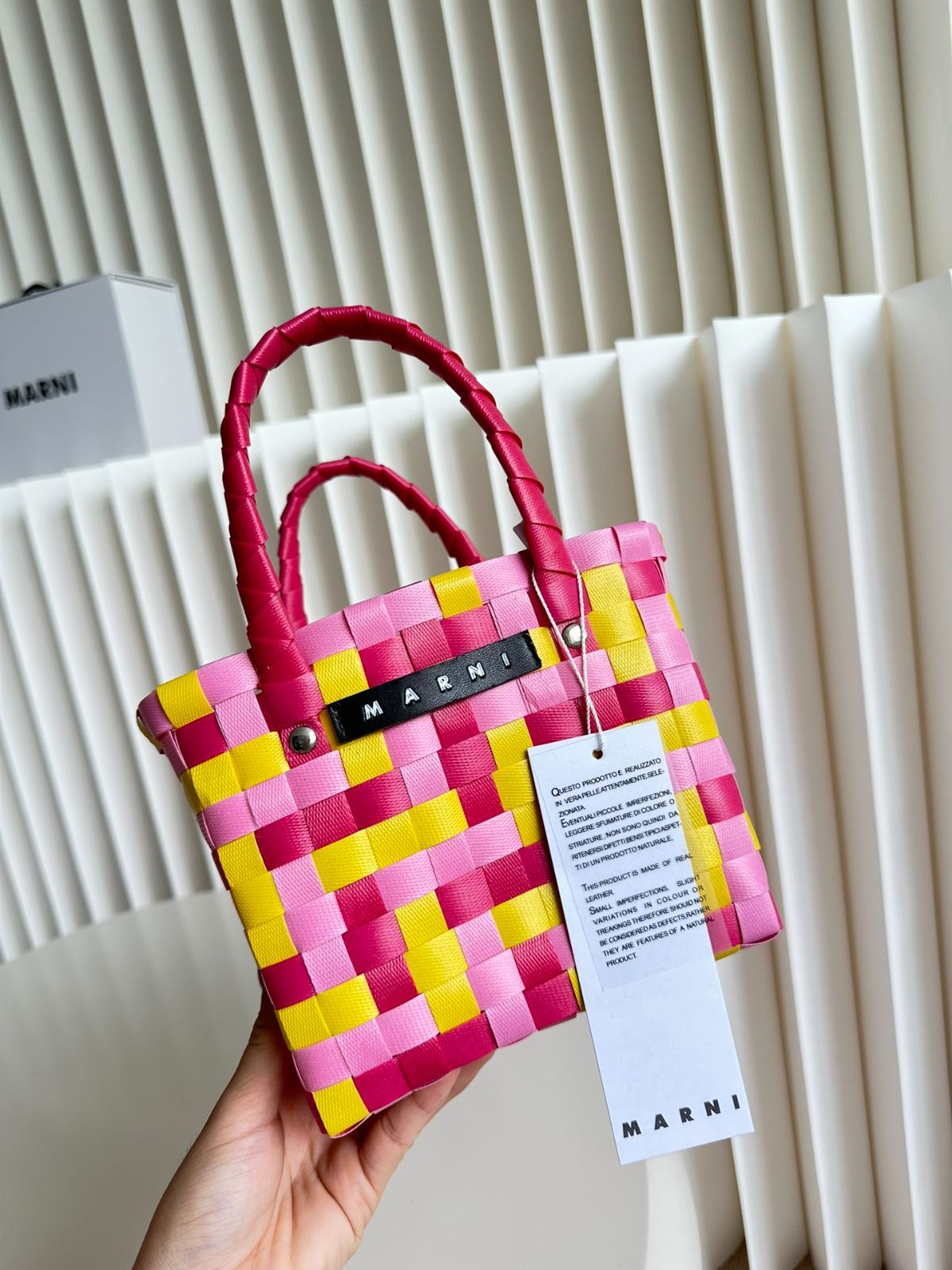 ファッション❣ Marni マルニ マルニ かごバッグ トートバッグ #12