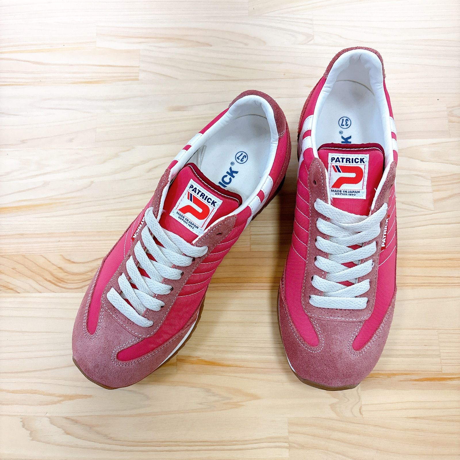 PATRICK パトリック マラソン 日本製 スニーカー CORAL 37 新品未使用