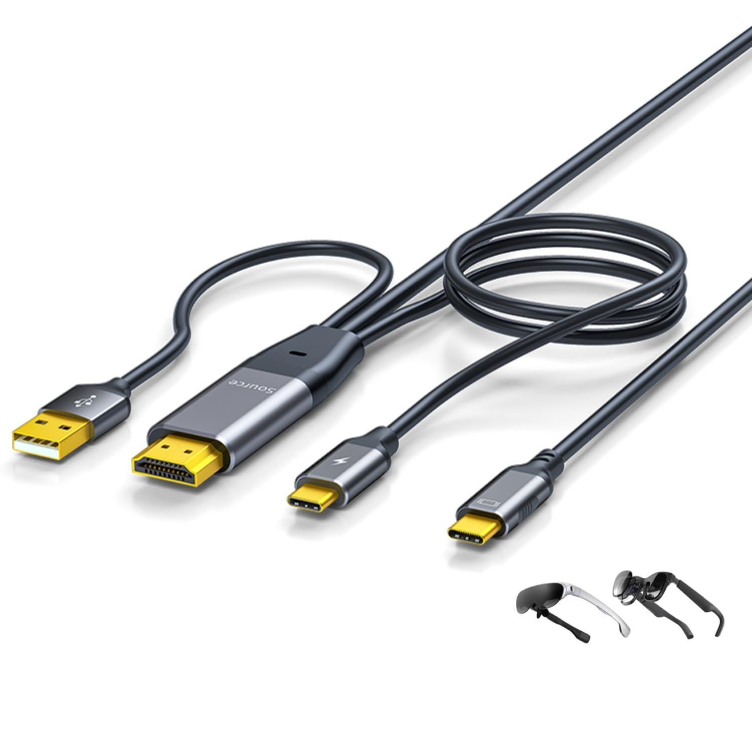 xreal air 2 pro beam hdmi変換アダプター付属 XREAL Air2 ProをPixelと繋げて使ってみた。DisplayLinkとHDMI