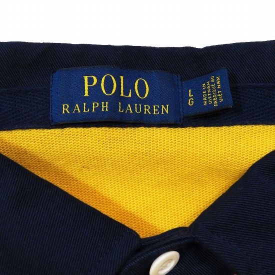 ポロ ラルフローレン POLO RALPH LAUREN キッカー ベア カプセルコレクション ラガーシャツ トップス スコットランド 長袖 サイズL  メンズ イエロー - メルカリ