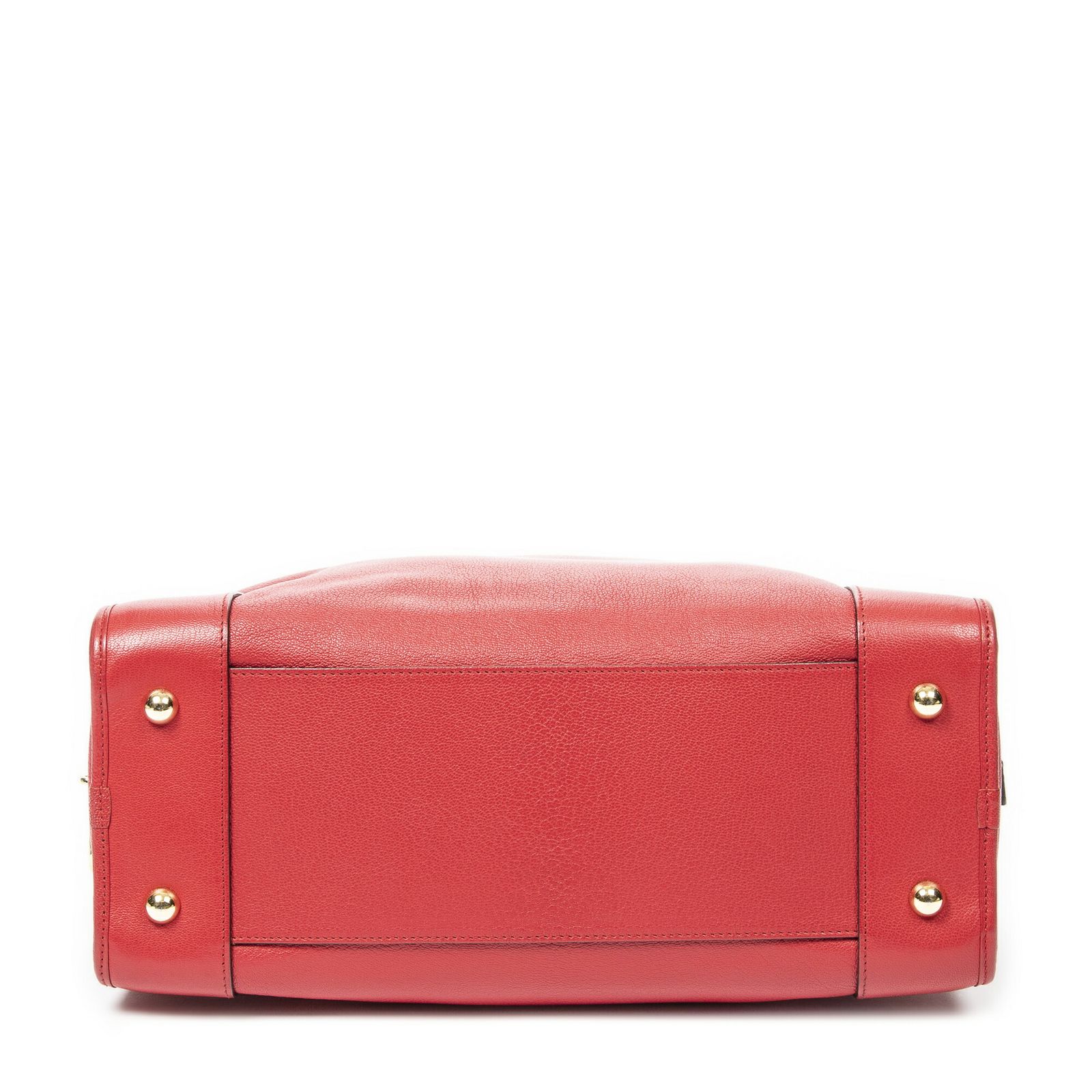 LOEWE ロエベアマソナ赤ゴートスキンレザーA