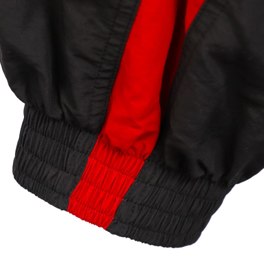 BALENCIAGA UNIFIT ジャケット ブラック/レッド/ホワイト BALENCIAGA バレンシアガ デニムトラックジャケット メンズL