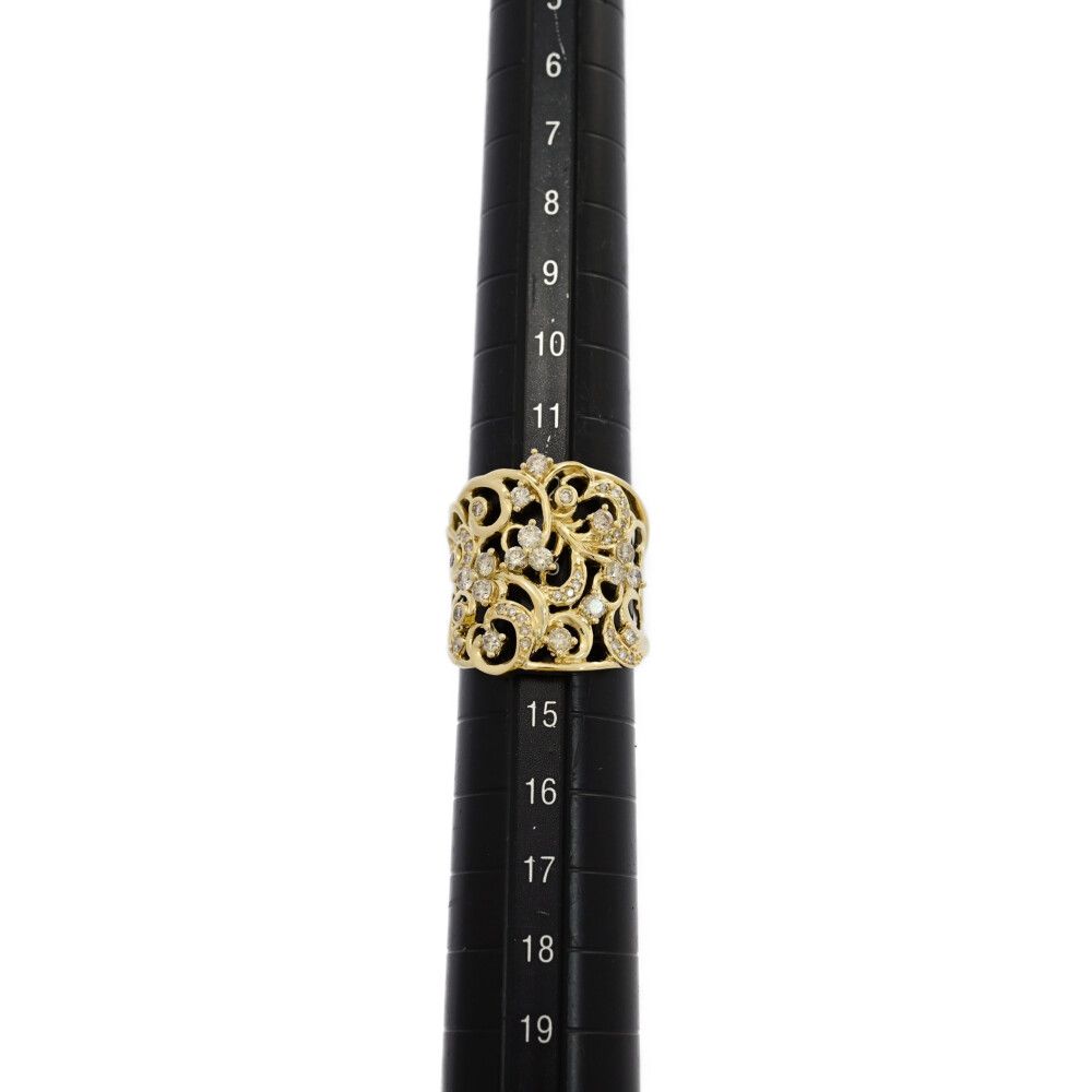 0.9ct|透かしデザイン