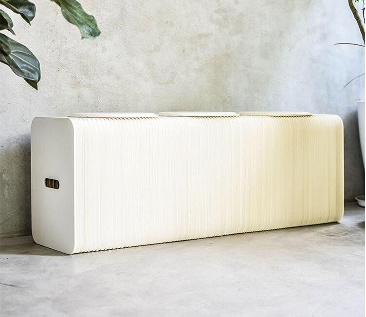 肉厚座面 北欧伸縮イス