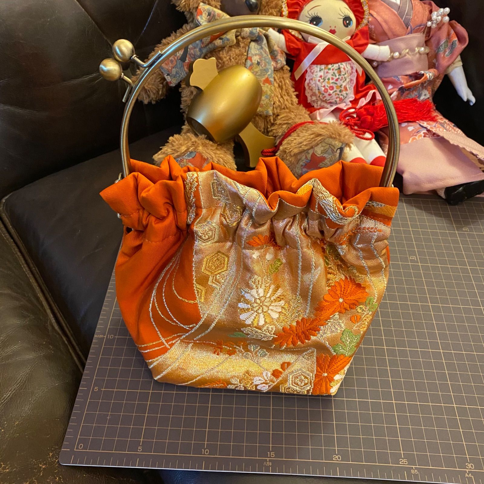 ❤NY❤ ハンドバッグ 帯 和洋折衷 名古屋帯リメイク ハンドバッグ バック ショルダー